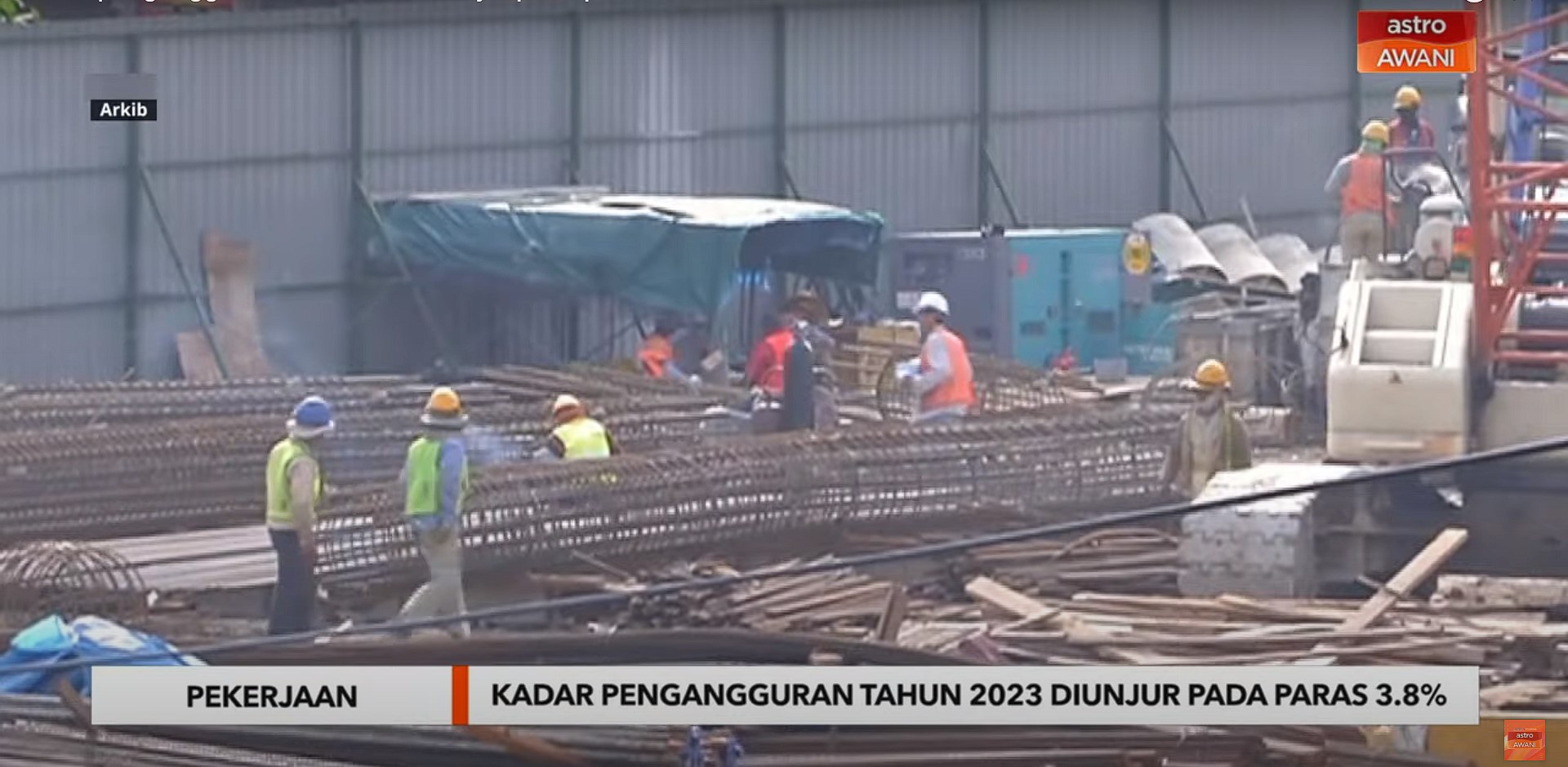 Kadar pengangguran tahun 2023 diunjur pada paras 3.8%