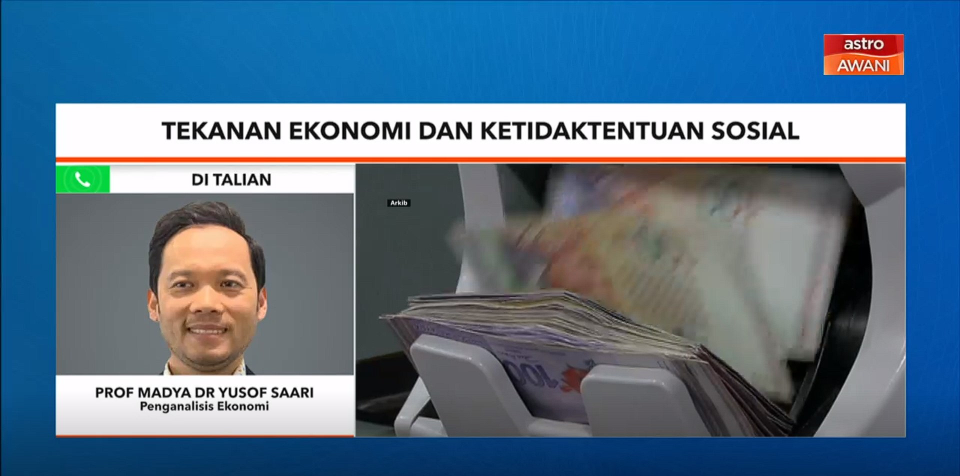 Tekanan ekonomi dan ketidaktentuan sosial